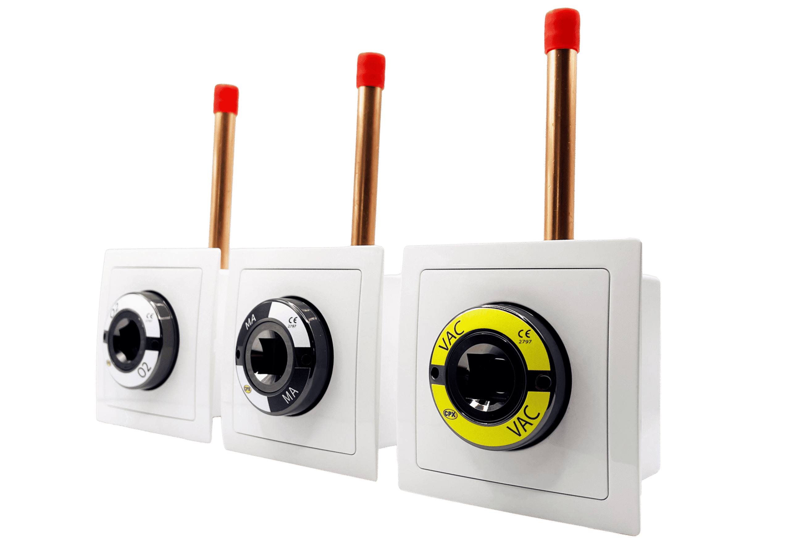 CPX DIN standard medical gas outlet