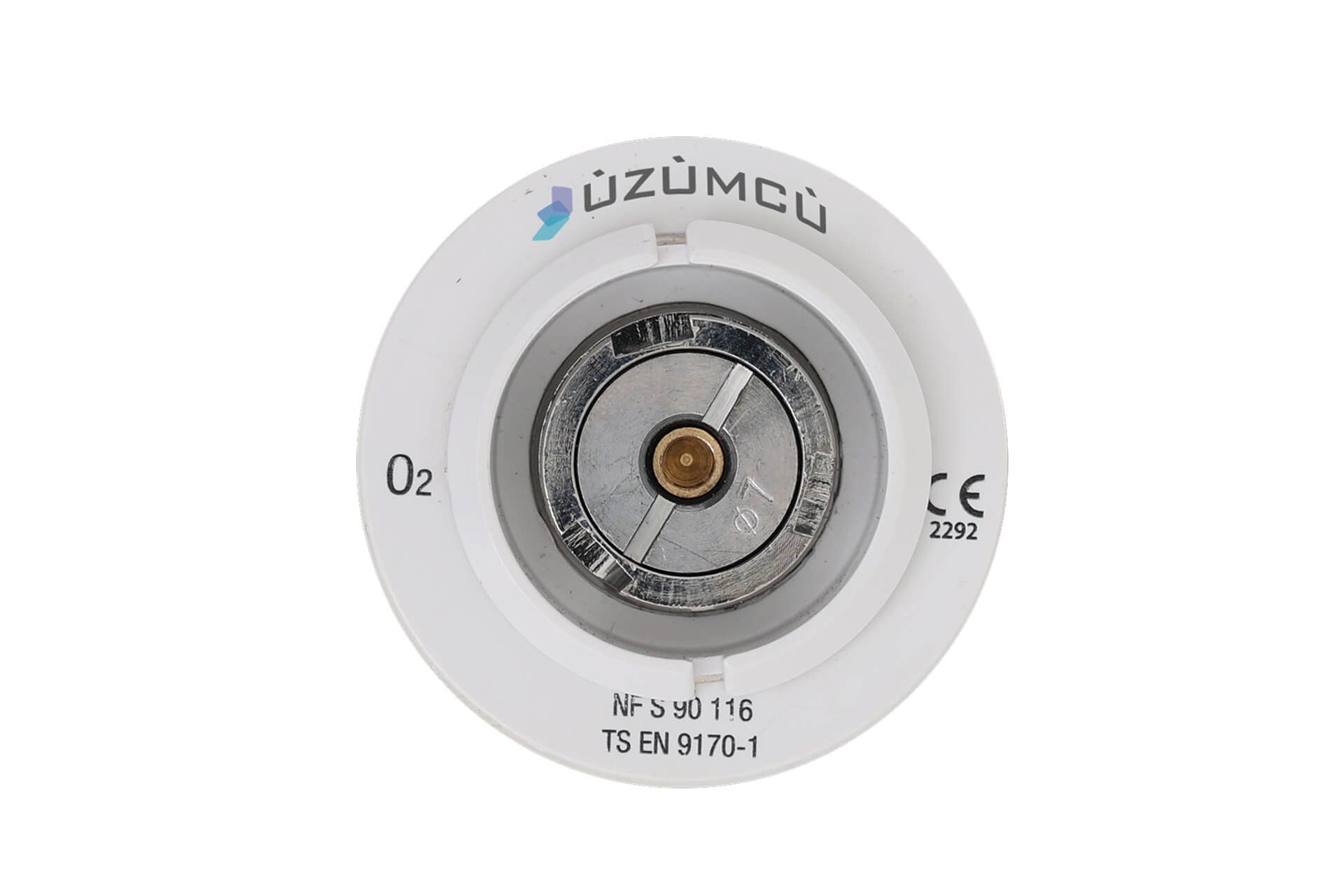 Ổ khí y tế AFNOR Üzümcü, ký hiệu O₂